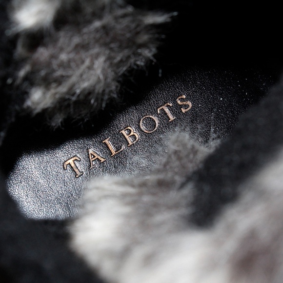 Talbots Tish Faux-Fur Ankle Boots in Black - Picture 13 of 15